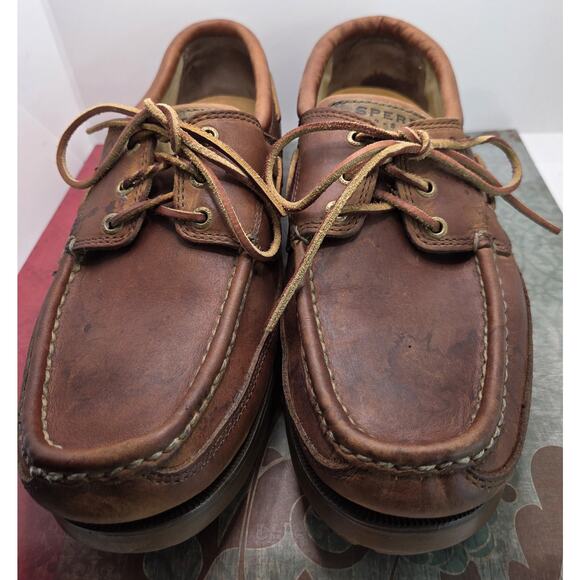 Sperry Top-Sider Men’s Boat Shoes CH08 Brown Leather Sz 12 M 0761742 Prepcore - Picture 2 of 11